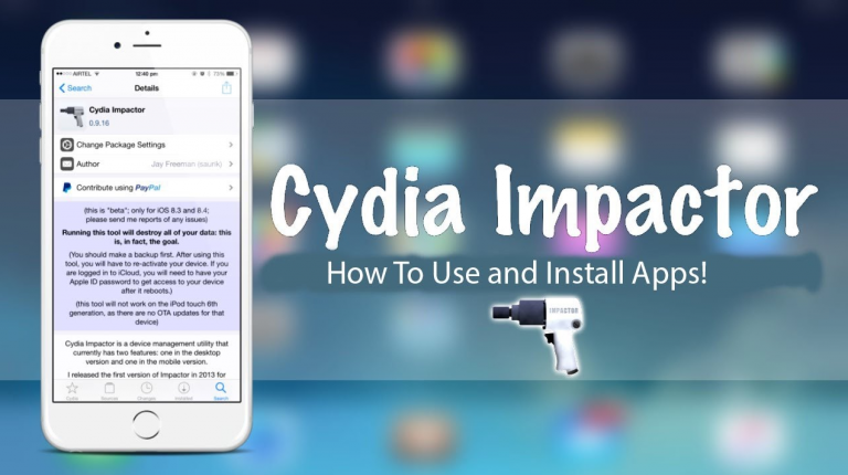 Как установить cydia impactor на windows