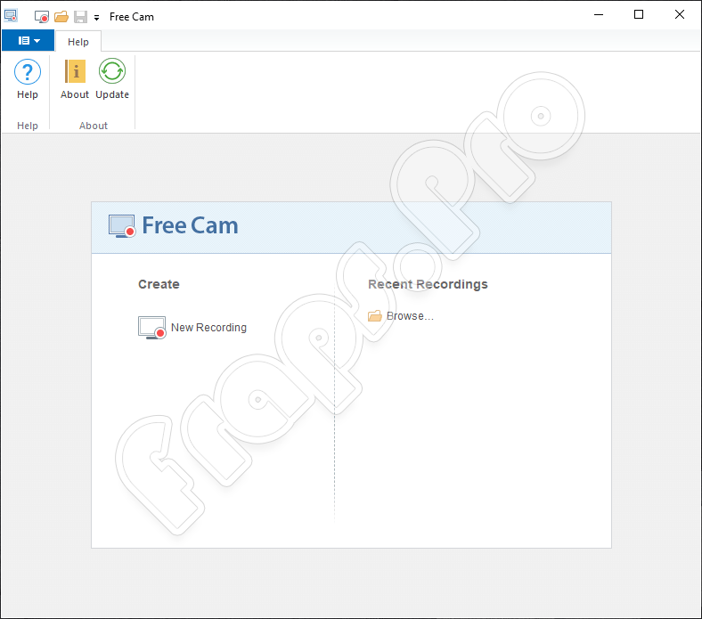 Программный интерфейс iSpring Free Cam