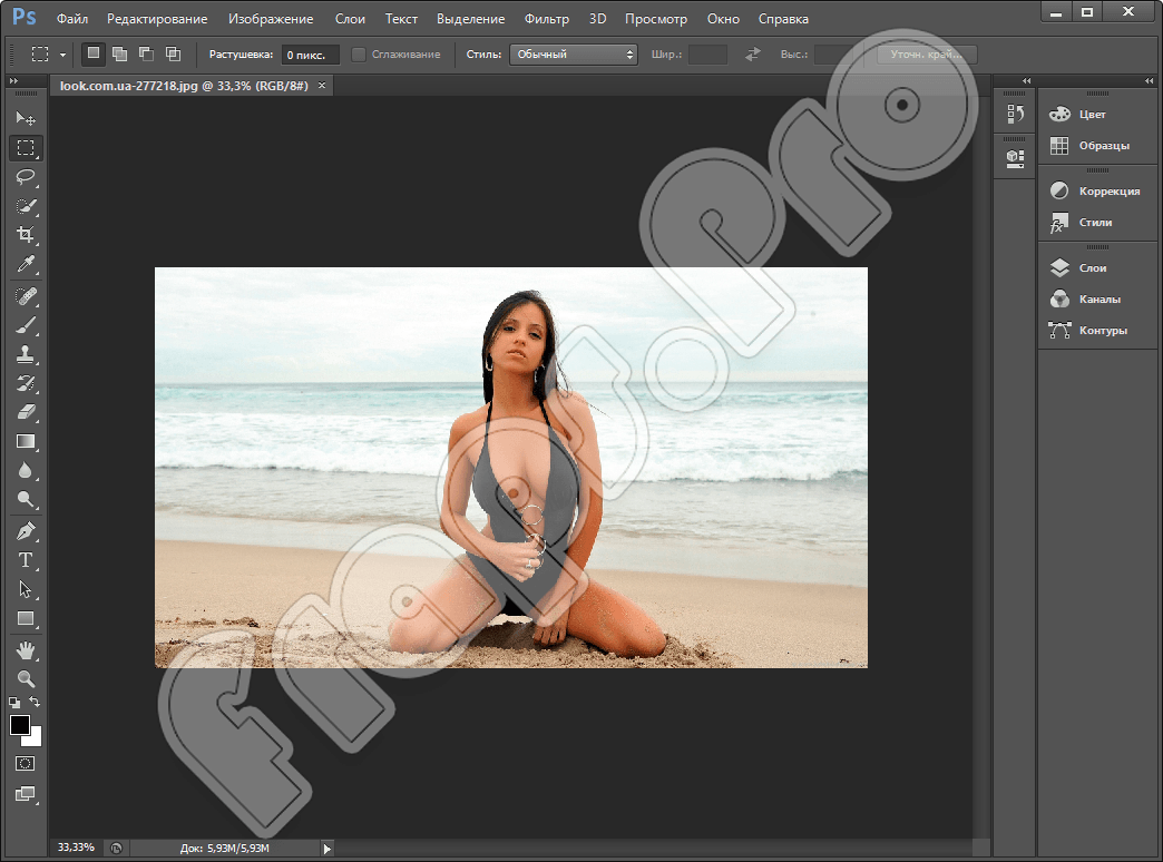 Программный интерфейс Photoshop CS6