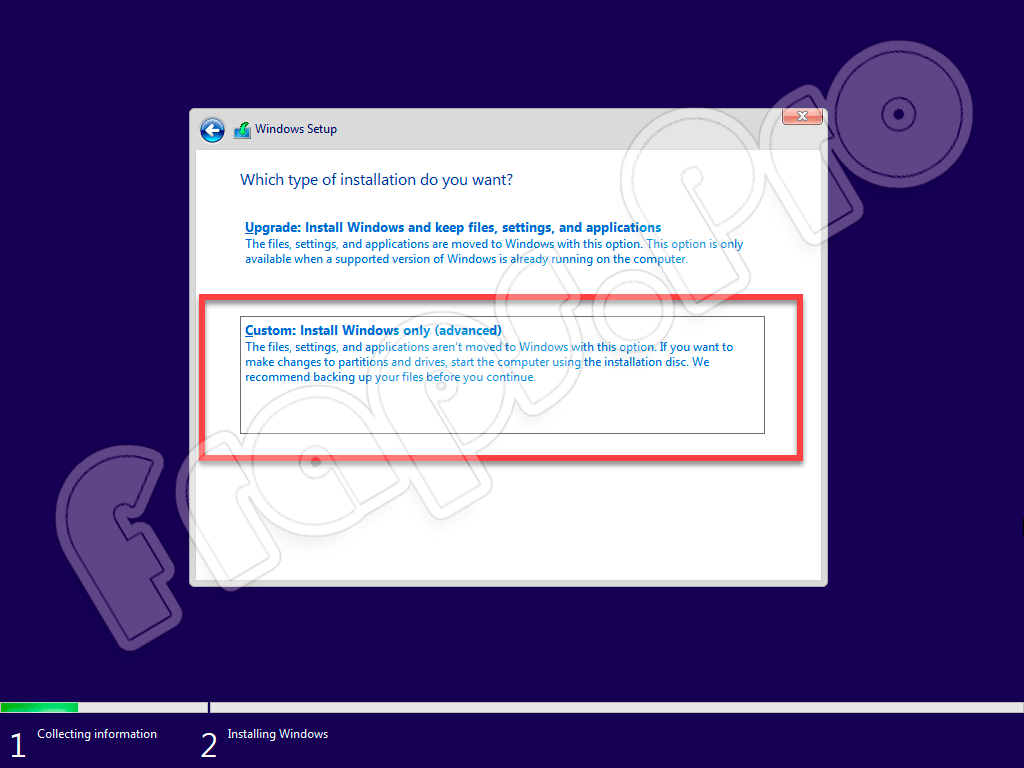 Полная установка Windows 11